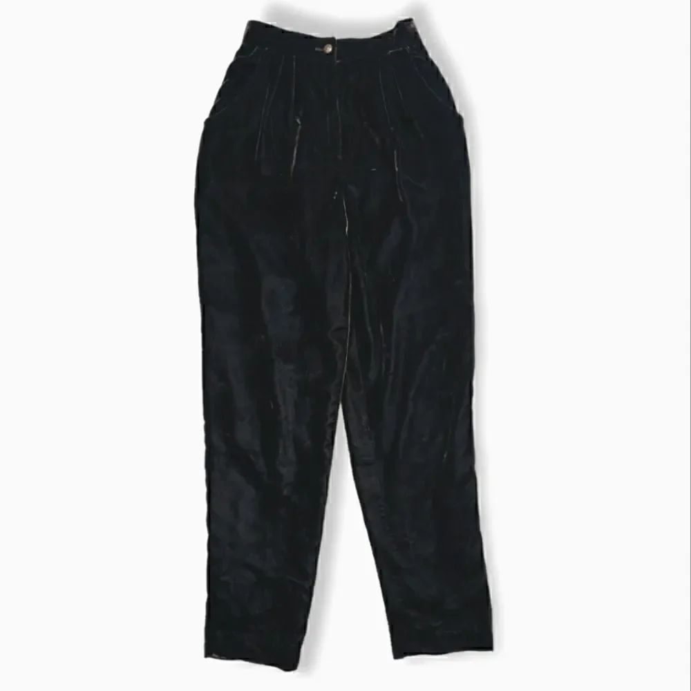 VTG Ungaro Parallele Paris deep brown velour pants trousers size 4